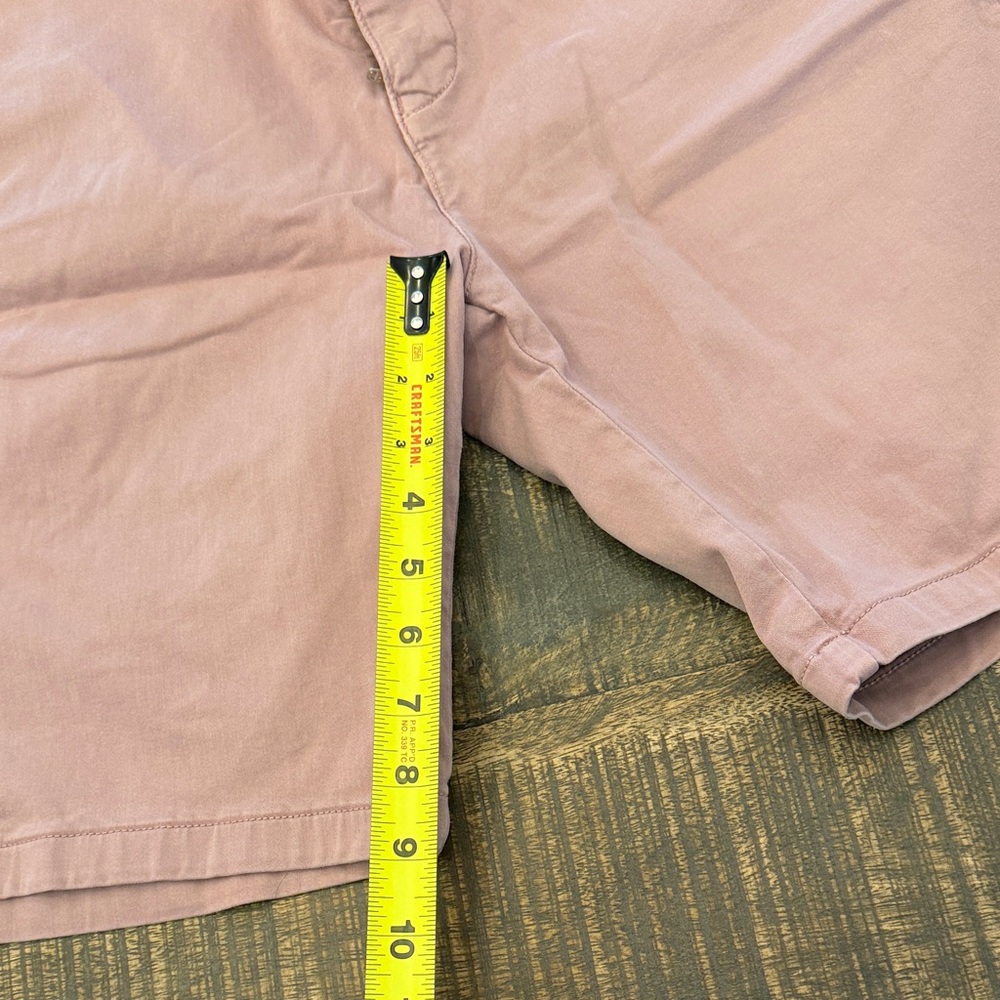 Mavi Men's Dusty Pink Flat Front Shorts - Picture 5 of 9